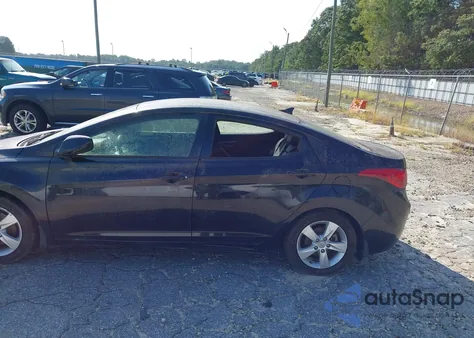 2013 Hyundai Elantra Gls из США, поврежденный, VIN 5NPDH4AE6DH261847